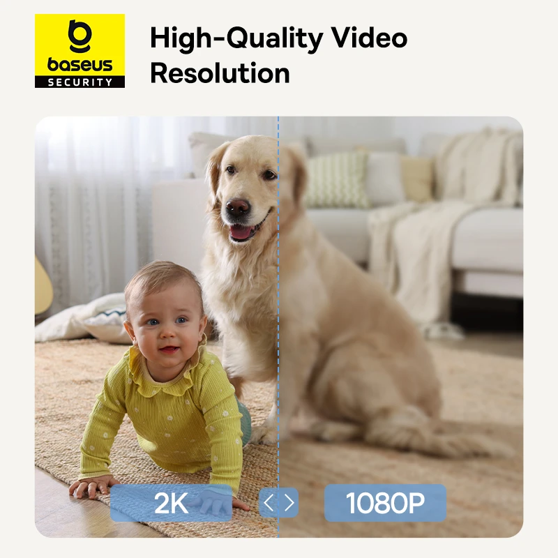 Baseus P1 Lite Indoor Camera 2K Security CCTV - image 3