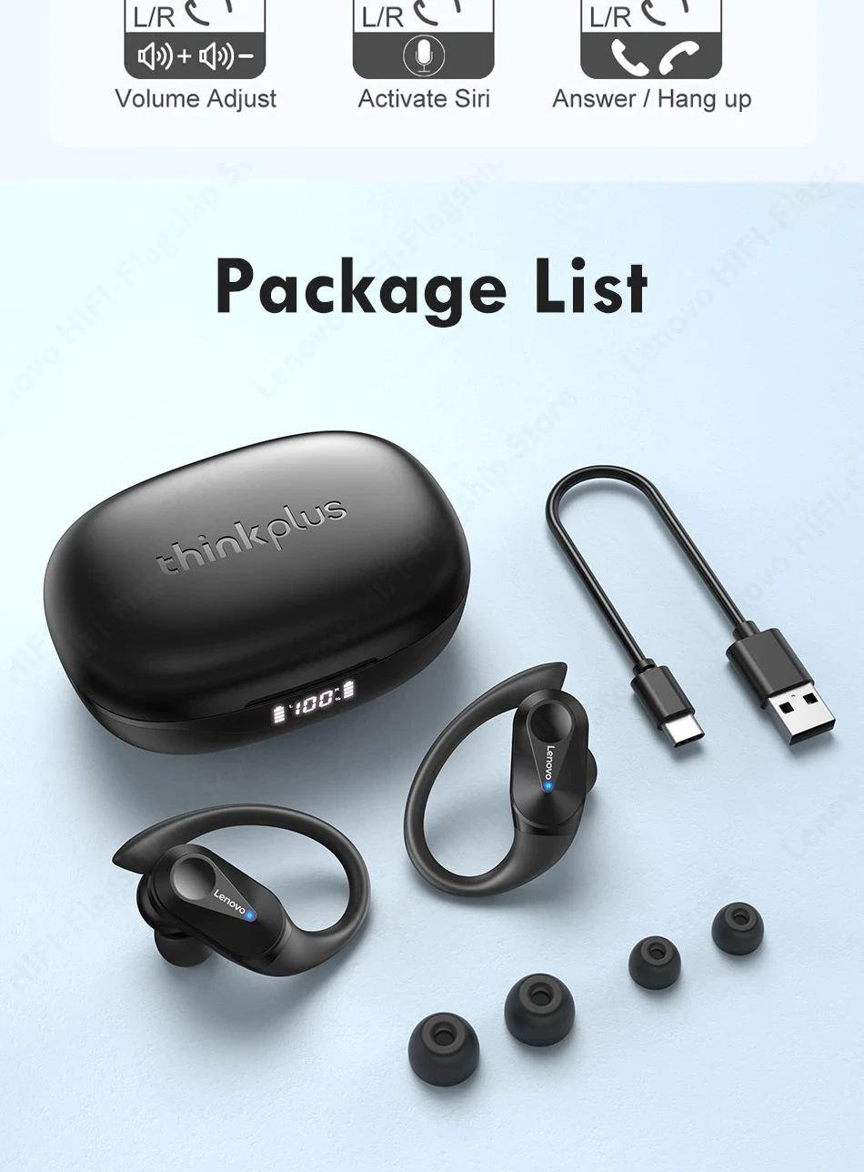 Lenovo ThinkPlus LP75 Wireless Earbuds Sports TWS - image 2