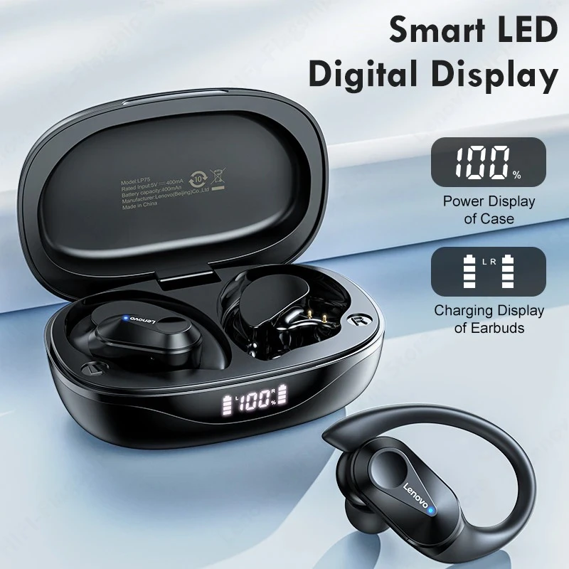 Lenovo ThinkPlus LP75 Wireless Earbuds Sports TWS - image 7