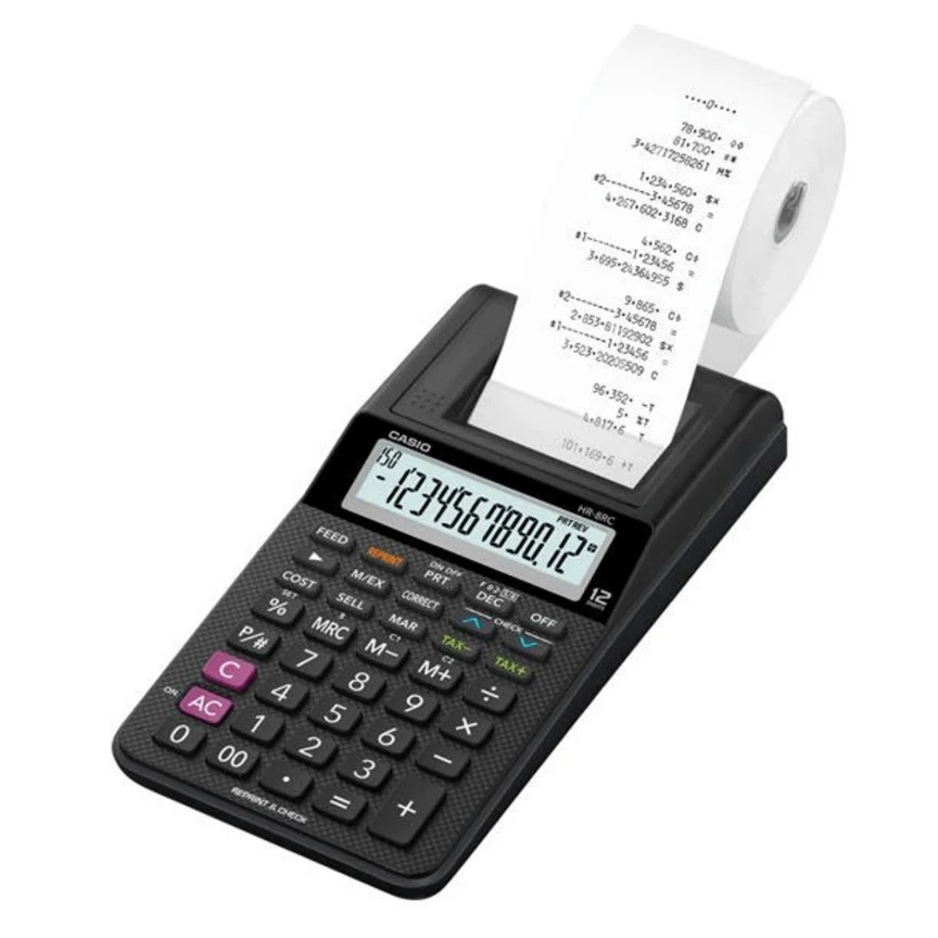 Casio HR-8RC-BK Printing Calculator - image 1