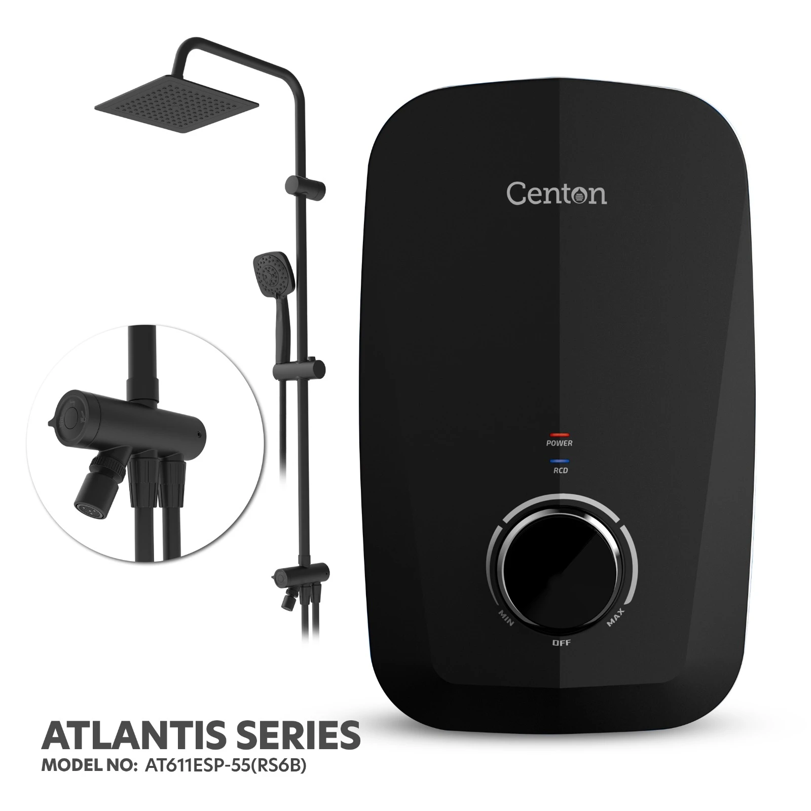Centon Atlantis Series Water Heater With Pump