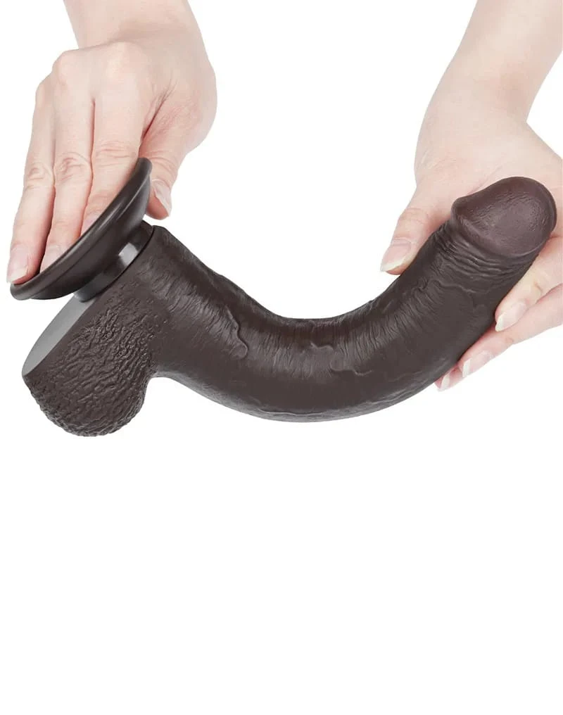 Generic Dual Layer Movable Foreskin Dildo 9 Inches - image 4