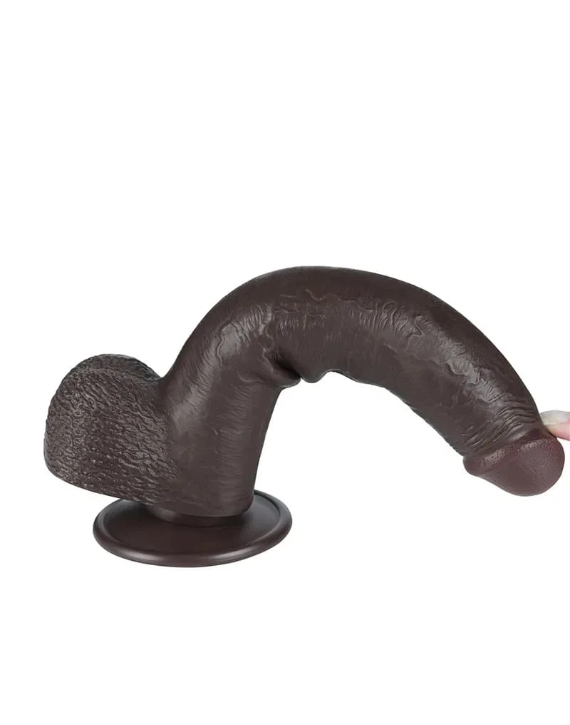 Generic Dual Layer Movable Foreskin Dildo 9 Inches - image 5