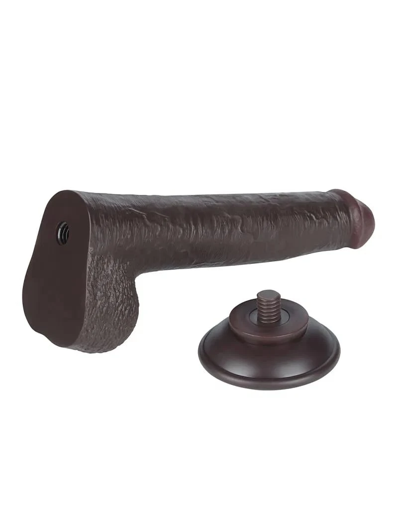 Generic Dual Layer Movable Foreskin Dildo 9 Inches - image 7