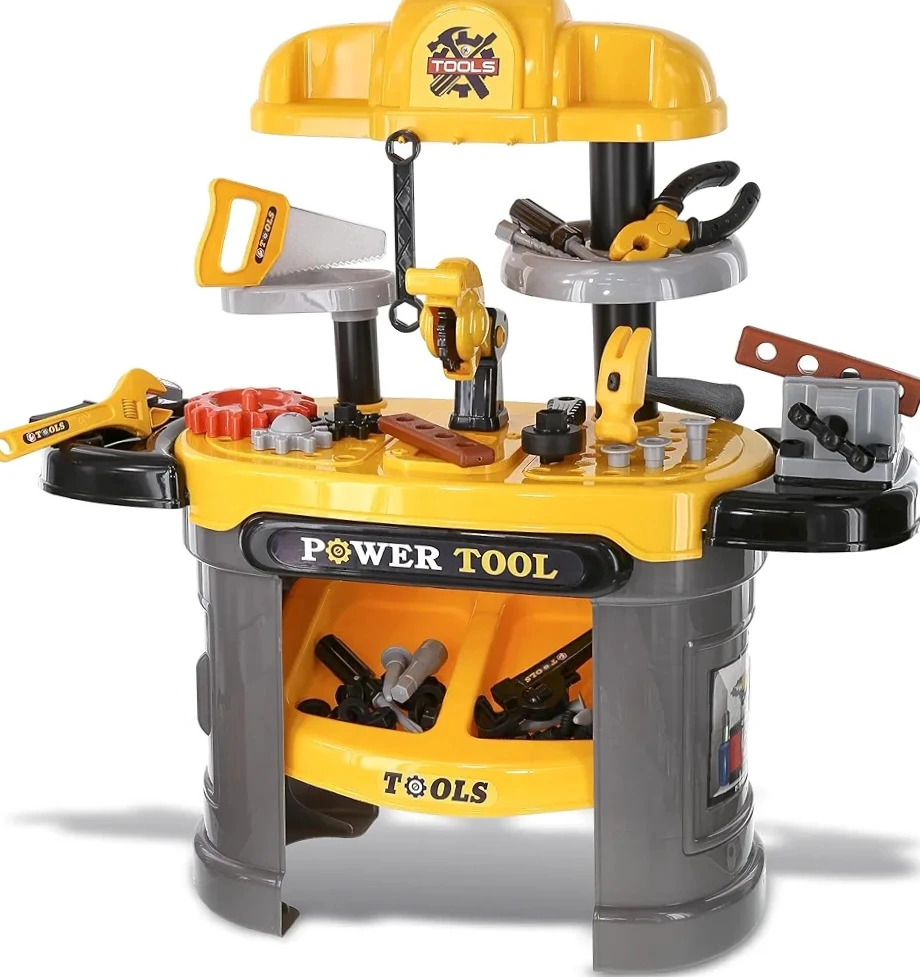 Kids Workbench Power Tools Set