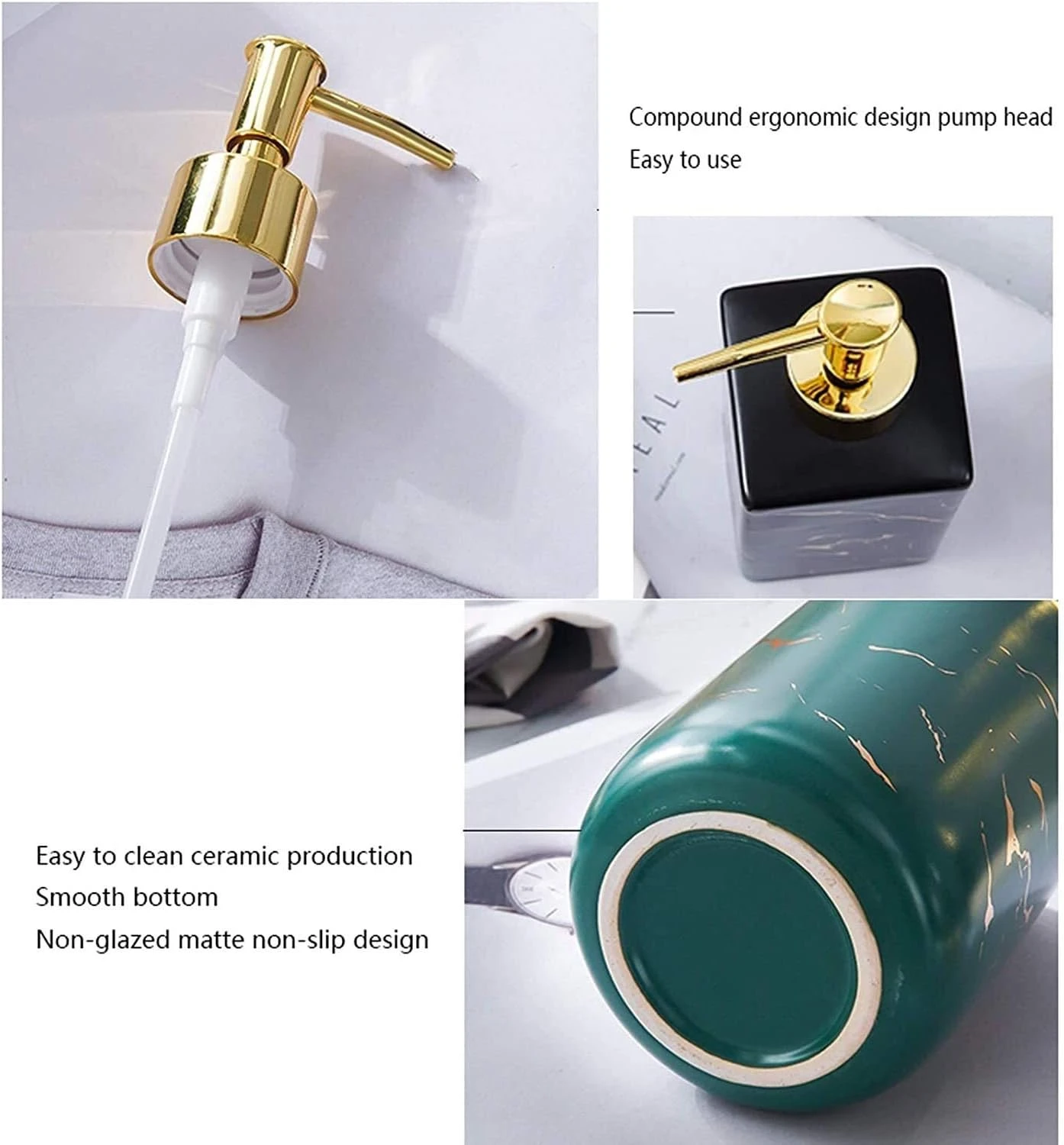 Generic Liquid Soap Dispenser Electroplating Golden Pump - image 3