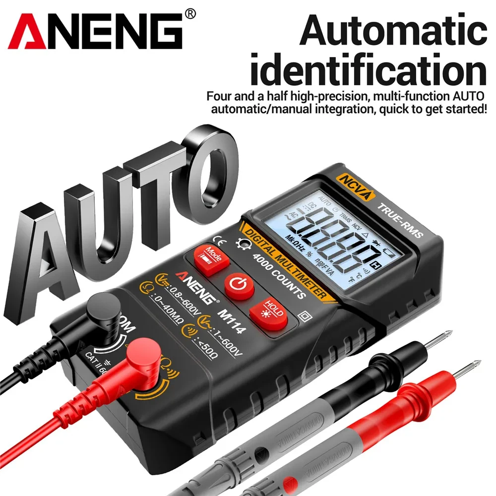 ANENG M114 Multimeter 600V AC/DC/NCV Voltage Tester - image 3