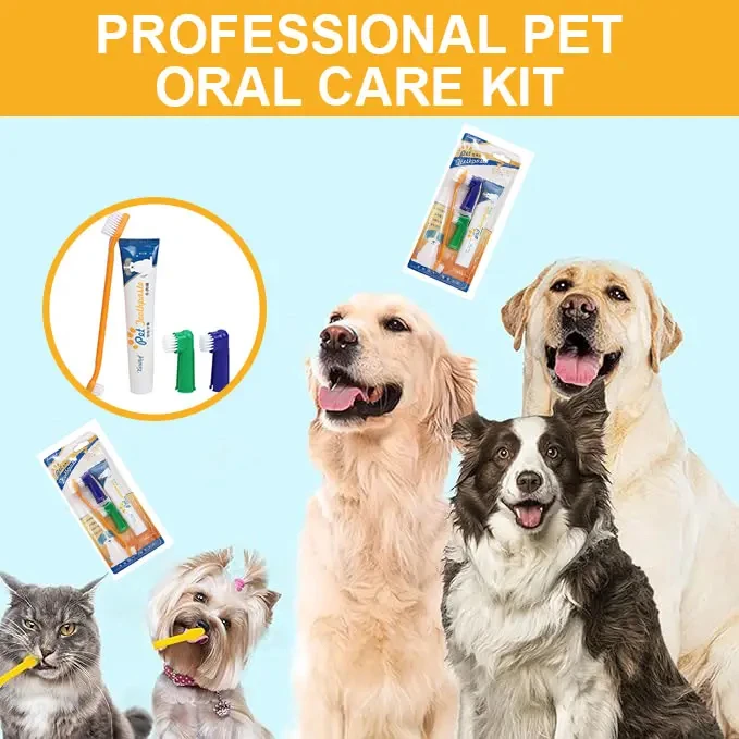 Generic Pet Dental Care Kit Toothpaste Dog Toothbrush - image 8
