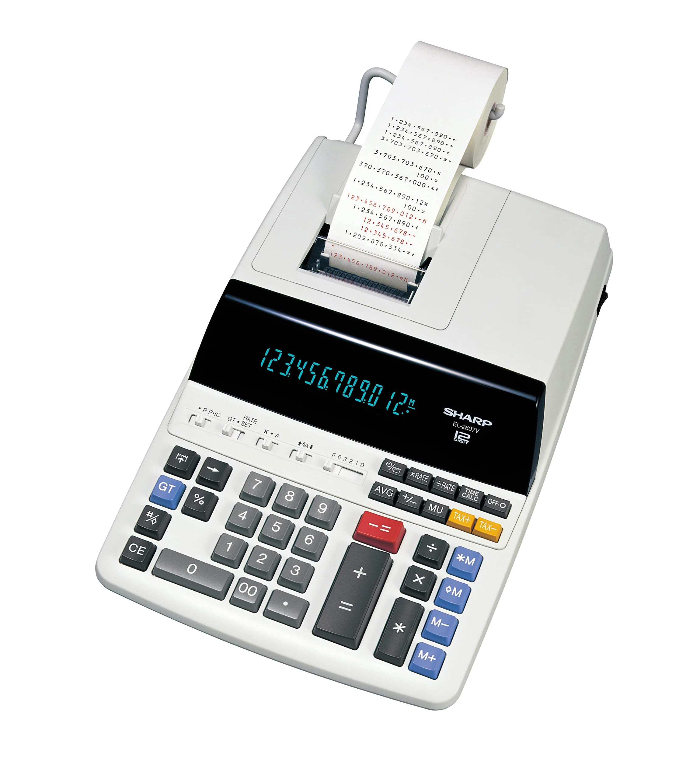 Sharp EL-2607V Printing Desktop Calculator