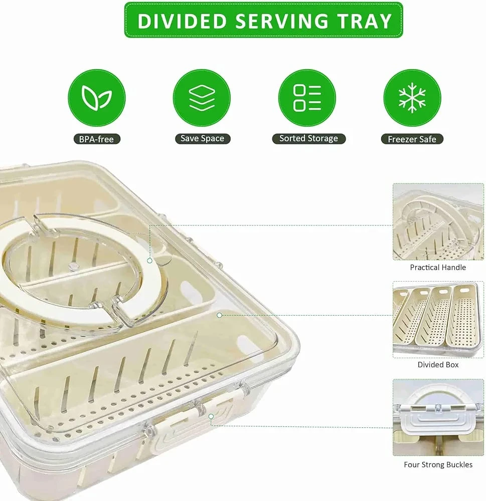 Generic Snack Box with Compartments and Lid - image 4