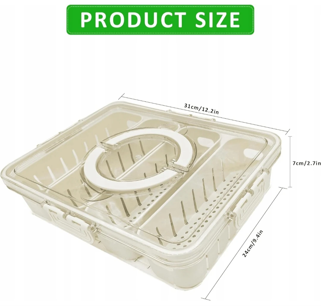 Generic Snack Box with Compartments and Lid - image 5