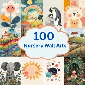 Generic Nursery Art 100 Printable Designs