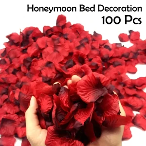 Generic 100PCS Silk Rose Petals Romantic Decorations