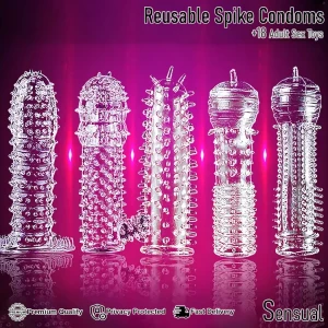 Generic Penis Sleeve Reusable Adult Sex Toy