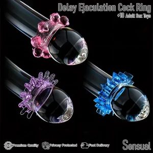 Generic Silicone Cock Ring Set for Men