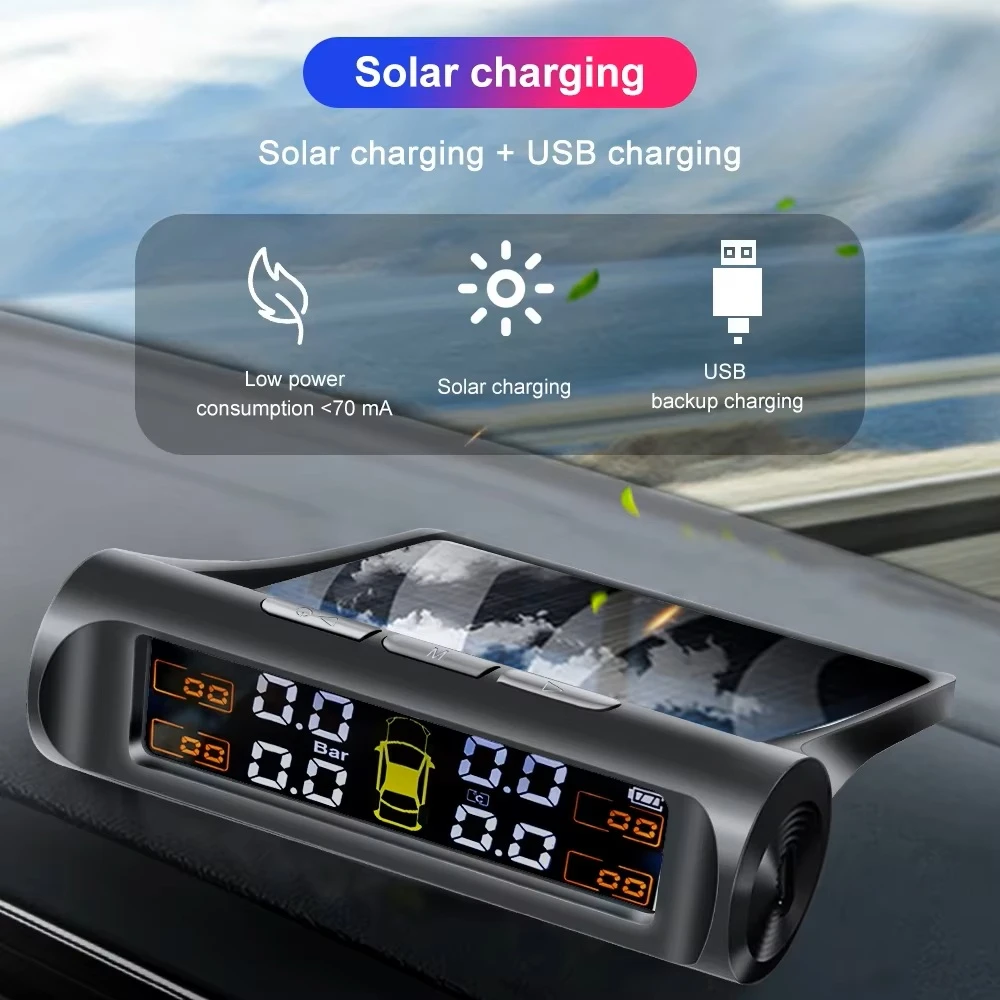 Generic Solar Tire Pressure Monitoring System Alarm - image 5
