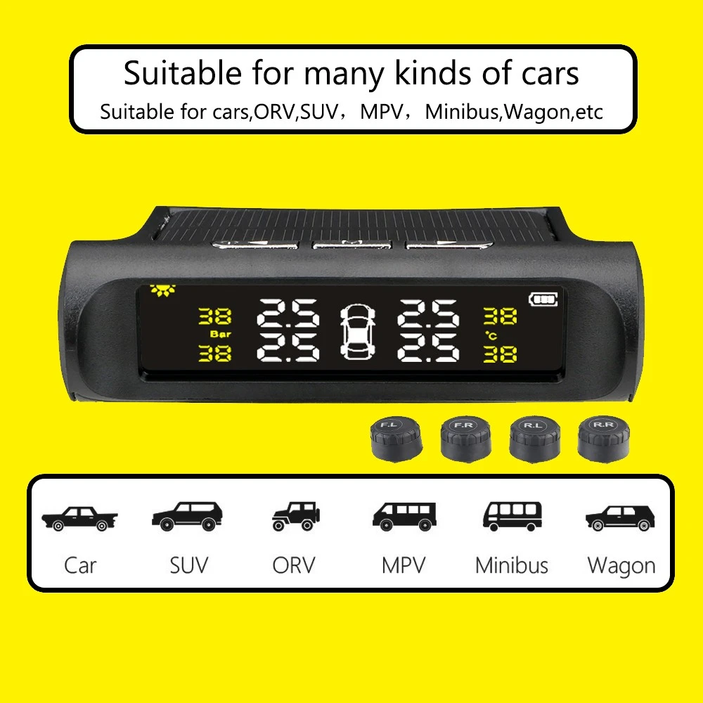 Generic Solar Tire Pressure Monitoring System Alarm - image 11