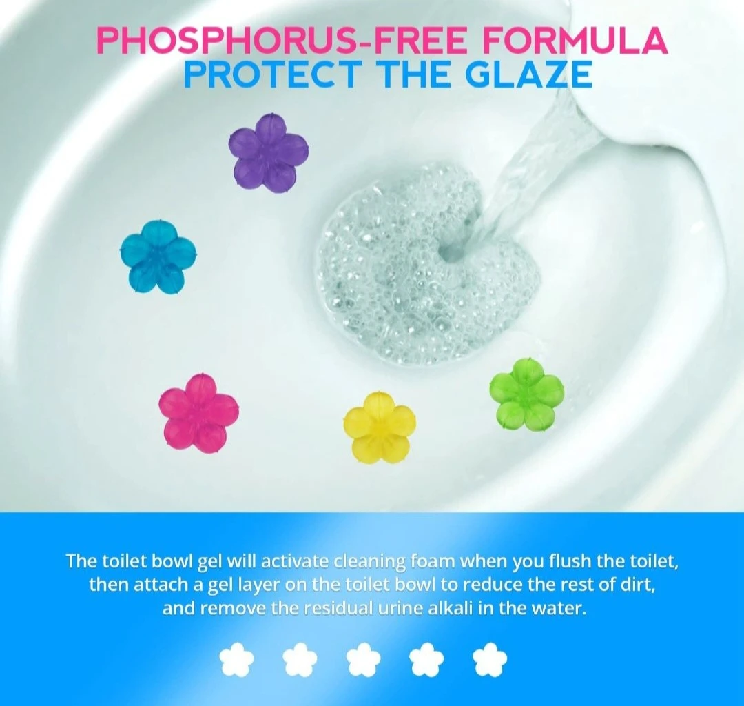 Generic Toilet Cleaning Gel Flower Fragrance - image 4