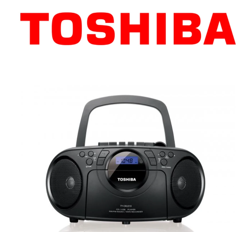 TOSHIBA TY-CKU310 R/CASSETTE/CD WITH USB PLAYBACK