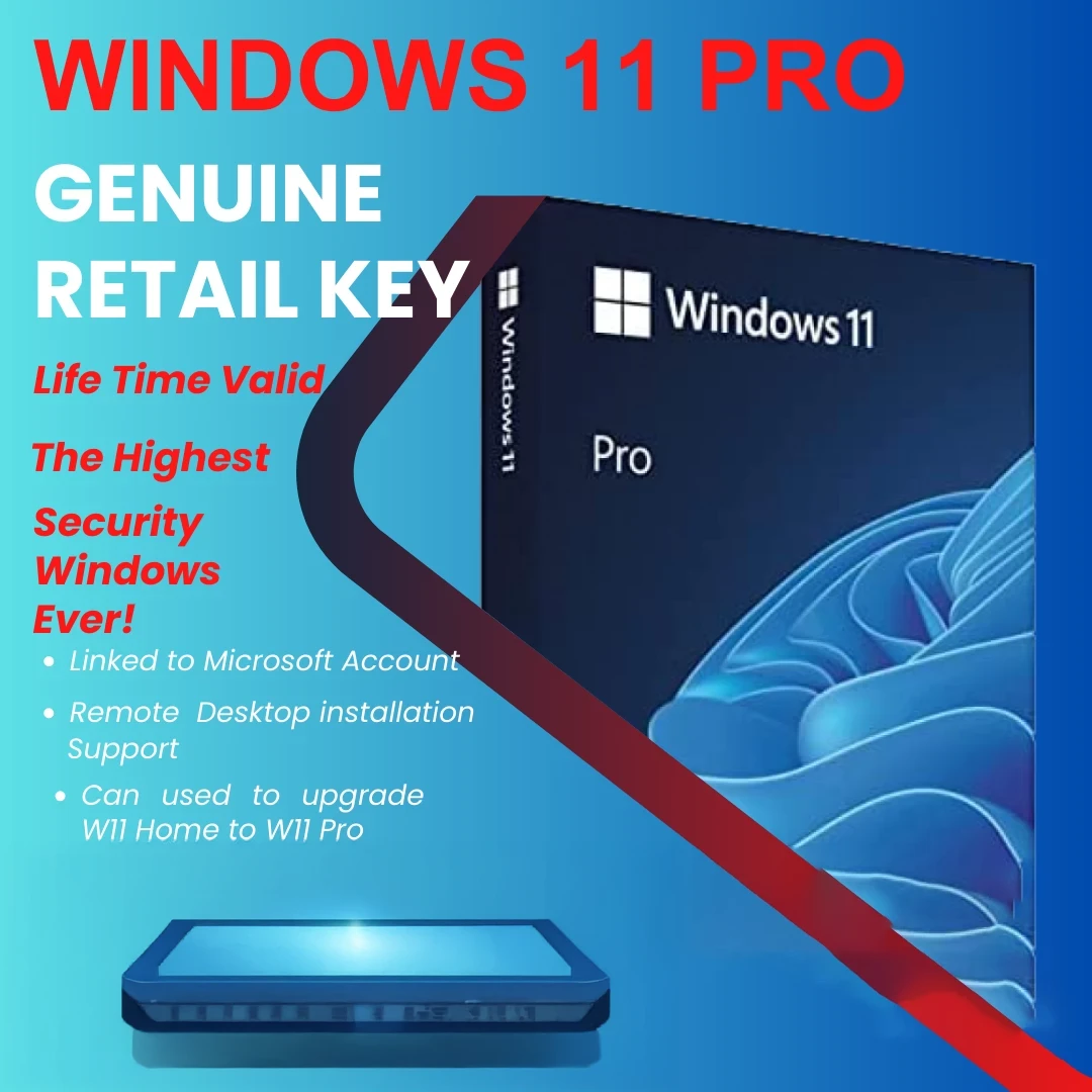 Microsoft Windows 11 Pro Retail Global Lifetime Key