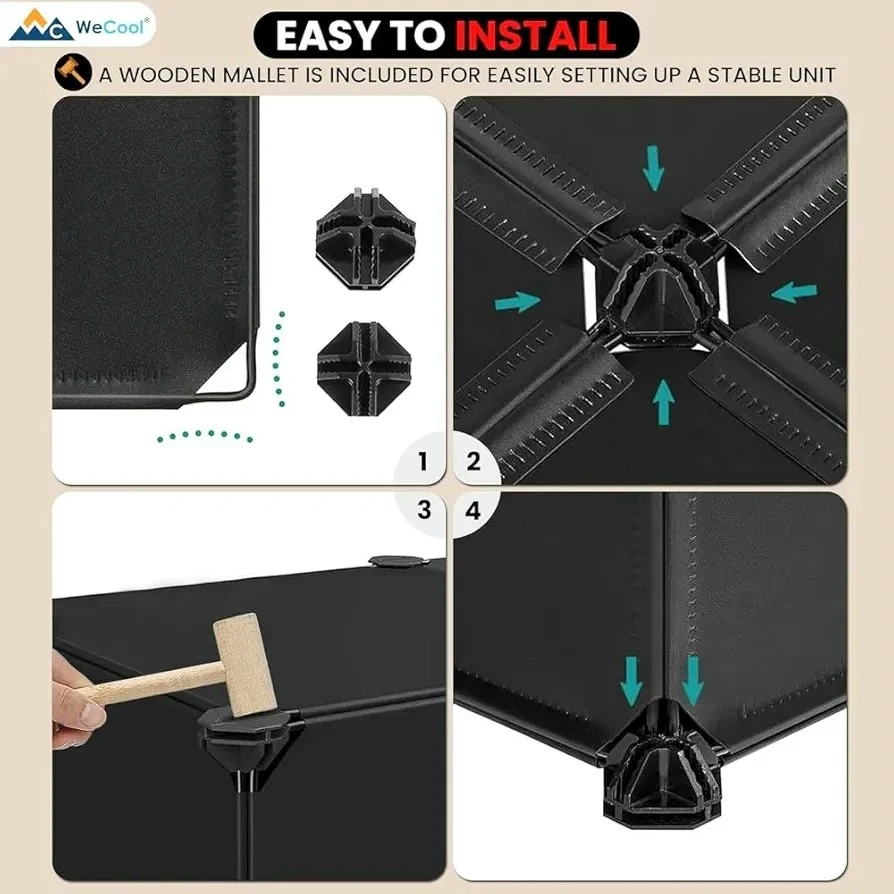 Generic 12-Layer Shoe Cabinet with Hooks for Entryway - image 6