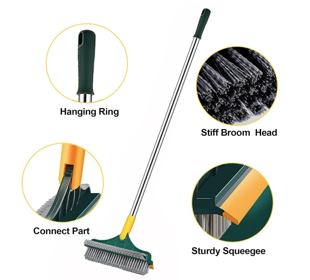 Generic 3-in-1 Tile Cleaning Brush Rotating Head Wiper - image 3