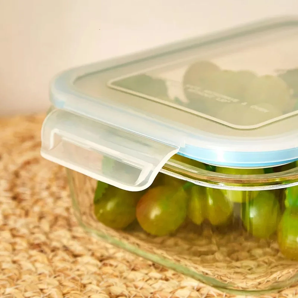 Generic 3Pcs Borosilicate Glass Food Storage Oven Safe - image 5