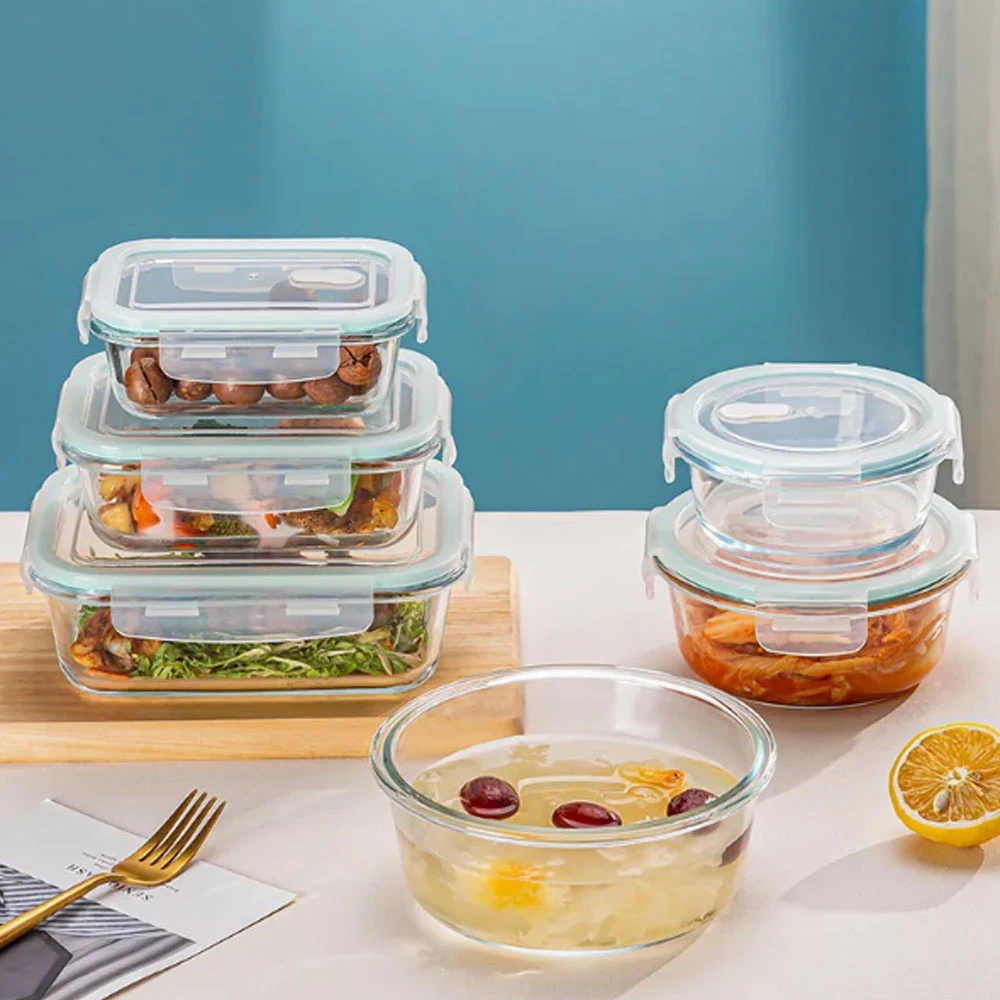Generic 3Pcs Borosilicate Glass Food Storage Oven Safe - image 6