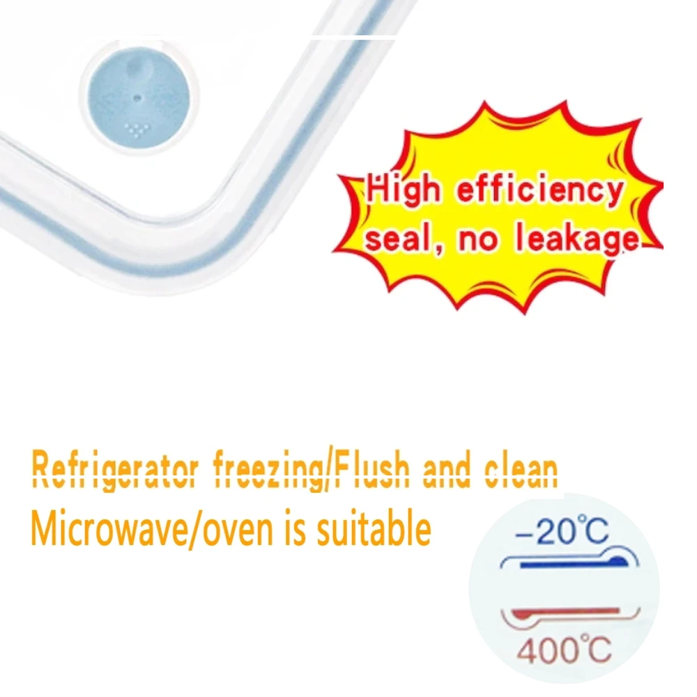 Generic 3Pcs Glass Bowl Oven Microwave Safe Lid - image 3