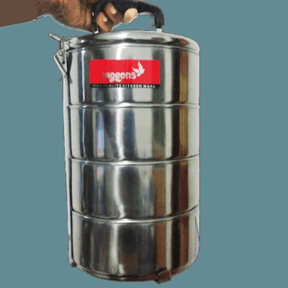Generic 4-Layer Food Carrier Stainless Steel Lunch Container