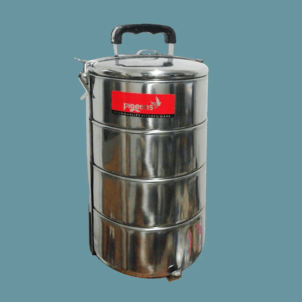 Generic 4-Layer Food Carrier Stainless Steel Lunch Container - image 2