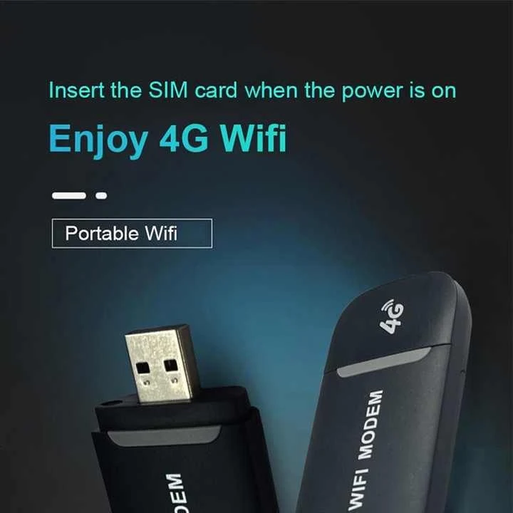 4G LTE WiFi USB Modem Router All SIM Support 150mpbs - image 2