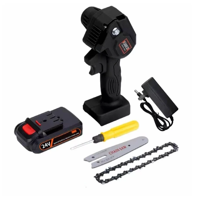 Generic Rechargeable Electric Chainsaw 4-inch Blade - image 2