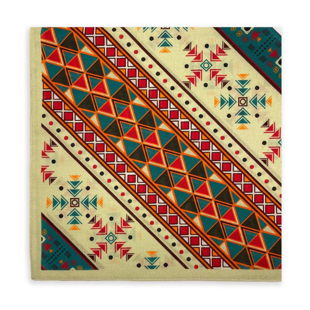 XIOLINE Geometric Elegance Bridge Check Bandana - image 4