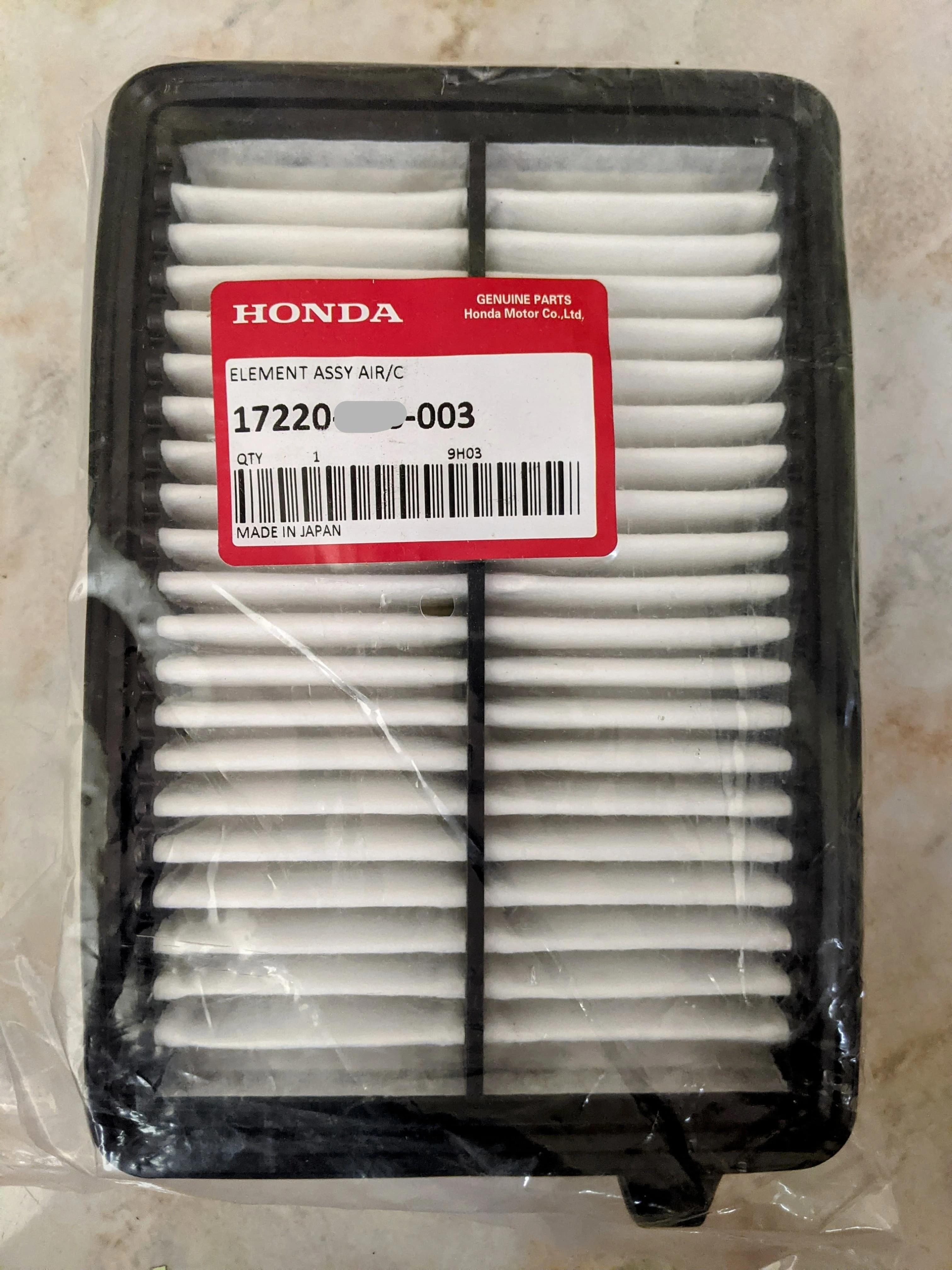 HONDA N-WGN /NBOX JF3/JH3 AIR FILTER (NON TURBO MODAL)