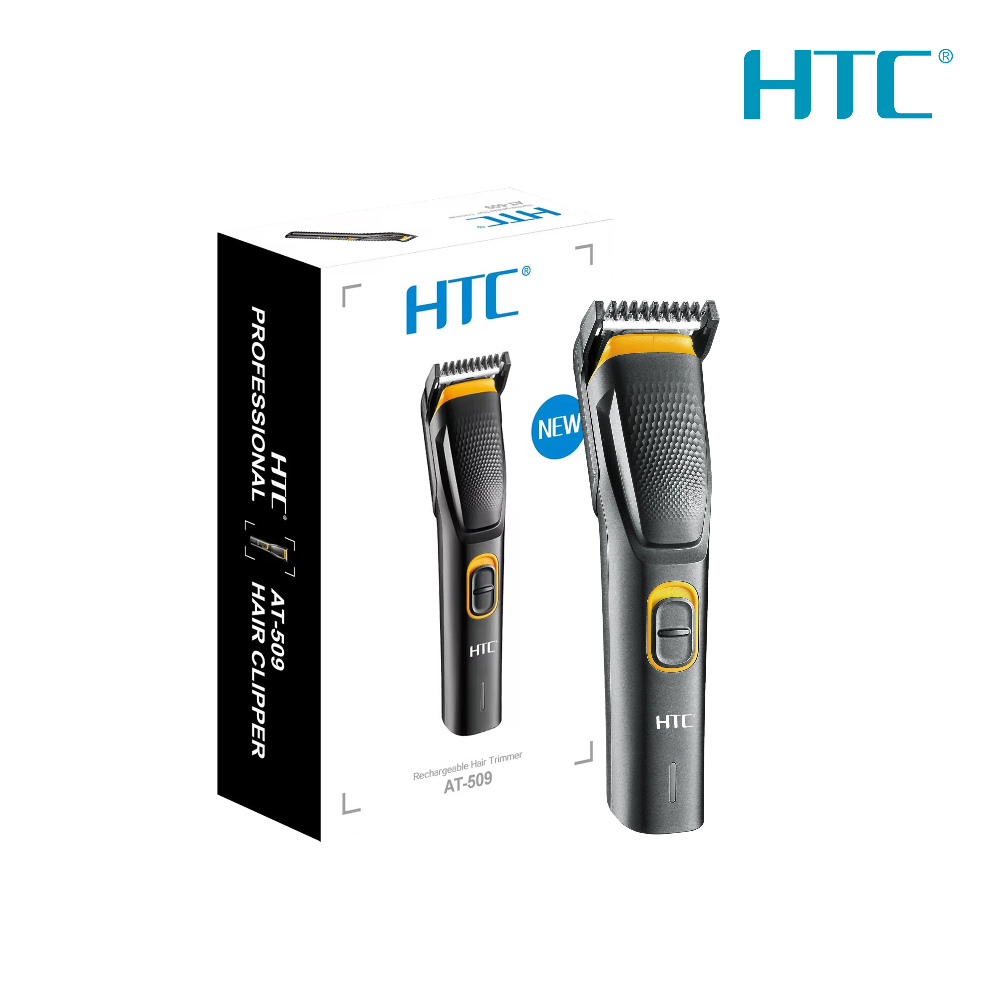 HTC AT-509 Rechargeable Cordless Men Beard Hair Trimmer - image 6