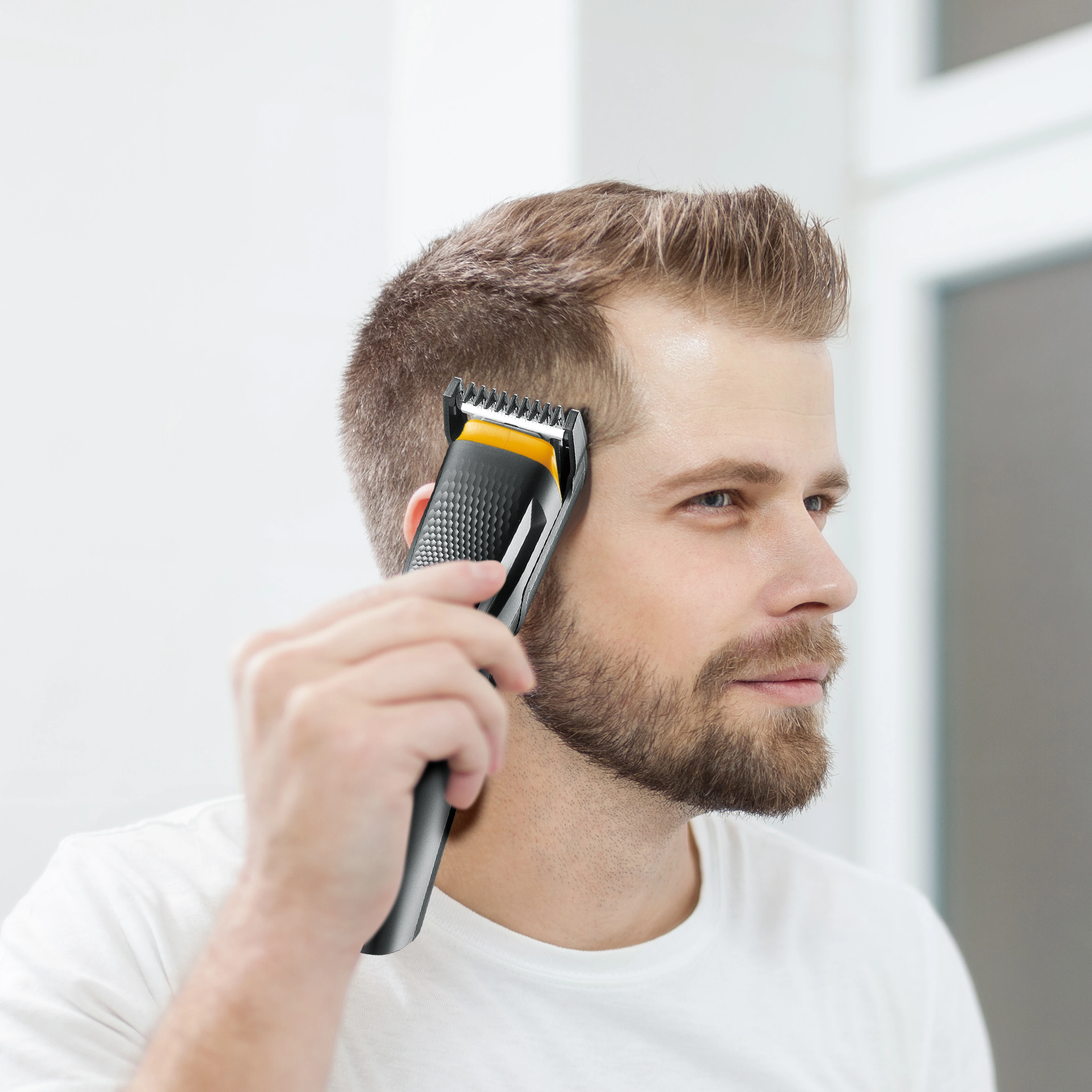 HTC AT-509 Rechargeable Cordless Men Beard Hair Trimmer - image 4