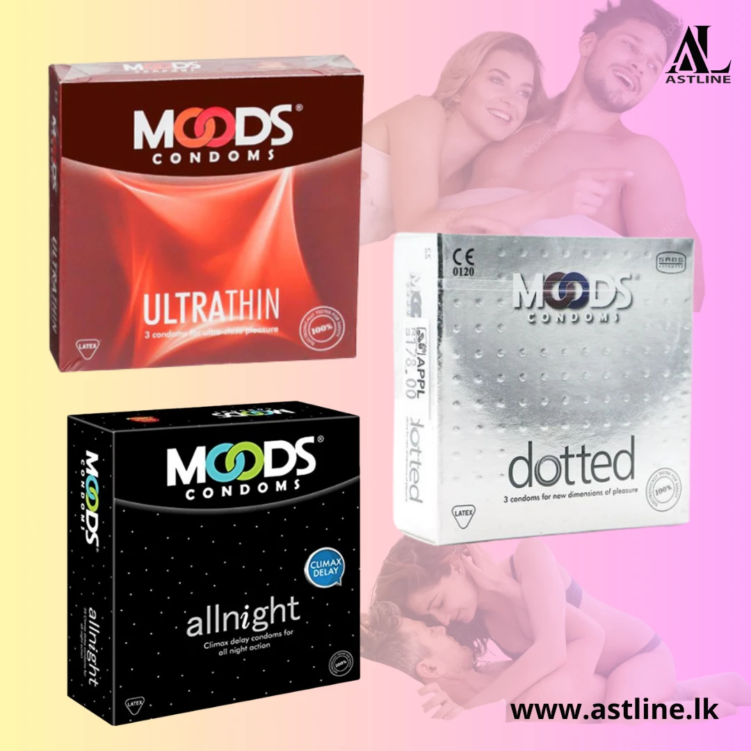 Moods Dotted All Night Ultra Thin Condoms 9pcs