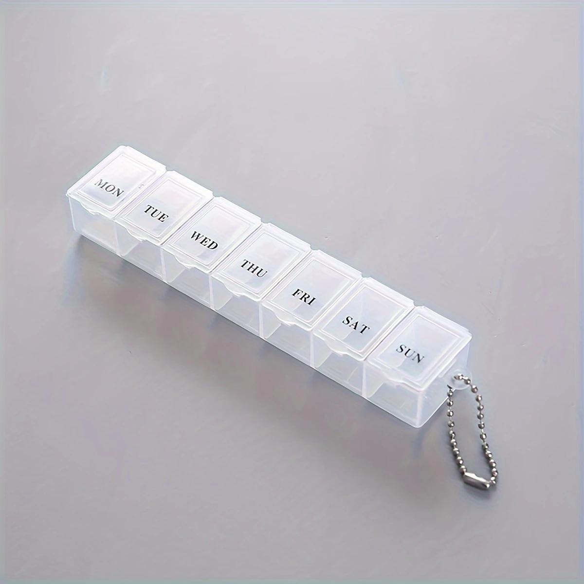 Generic Pill Organizer Transparent Food-Safe Plastic - image 6