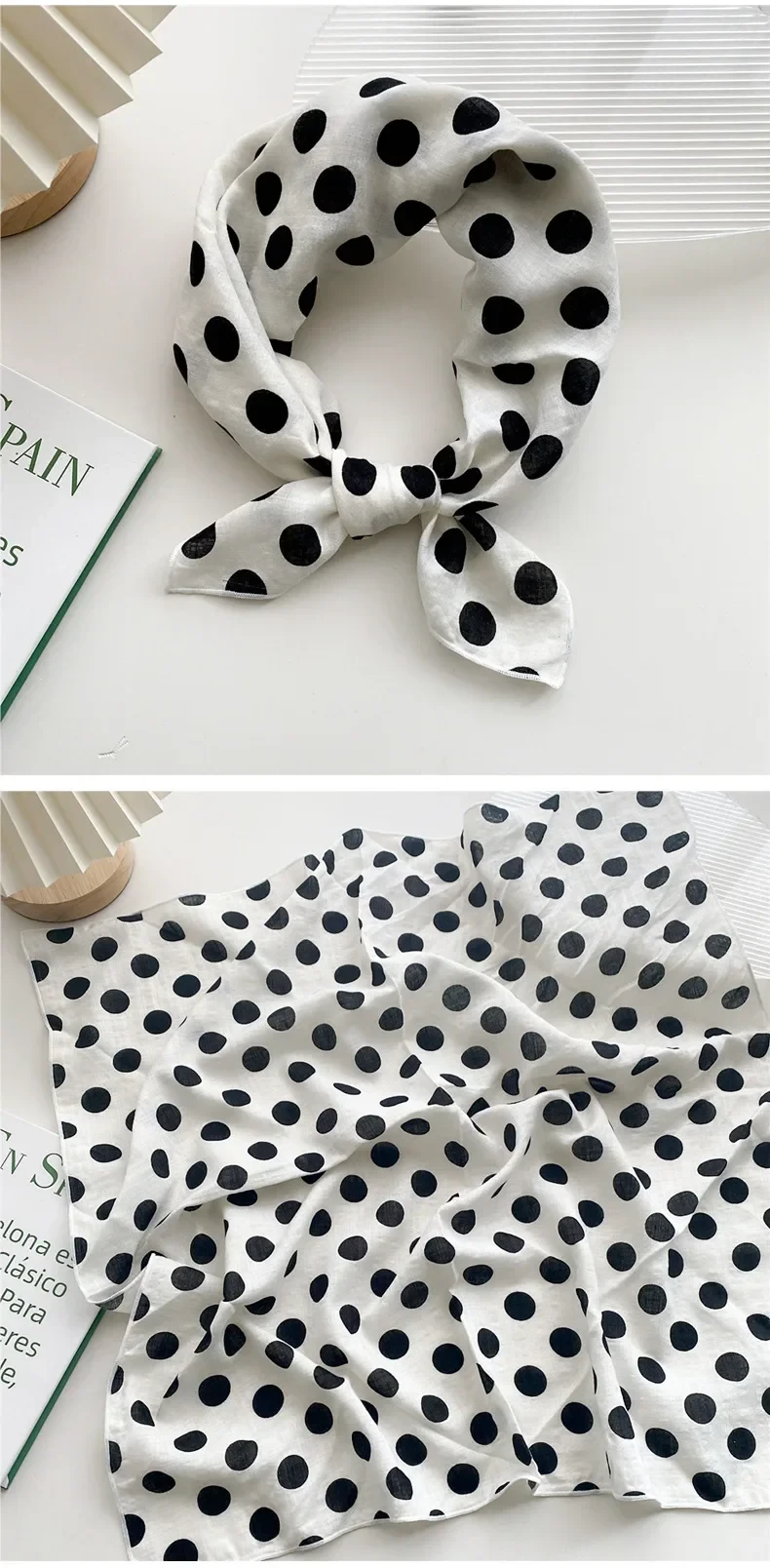 Generic Premium 55cm Cotton Viscose Bandana