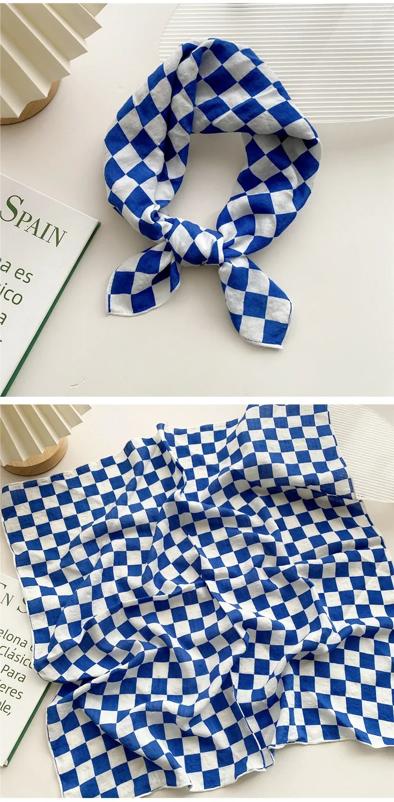 Generic Premium 55cm Cotton Viscose Bandana - image 2
