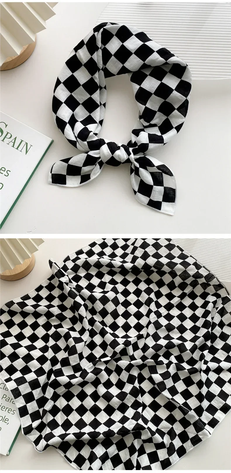 Generic Premium 55cm Cotton Viscose Bandana - image 4