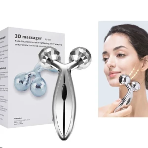 Generic 3D Roller Metal Massager Face Slimming