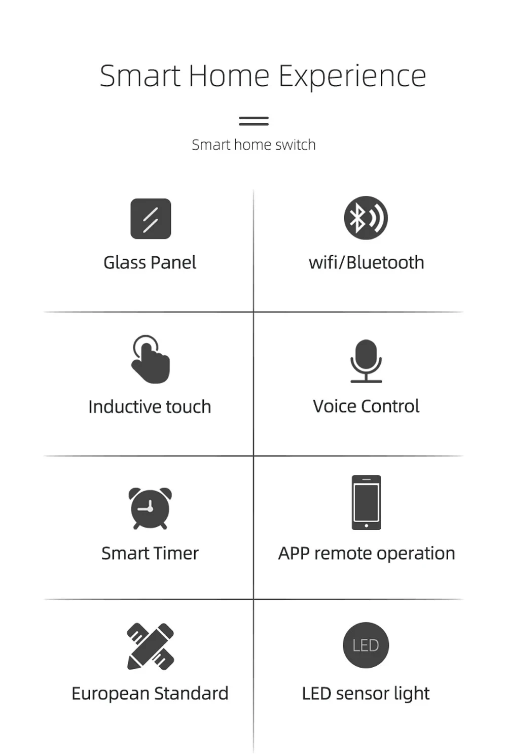 2 Gang Tuya WiFi Smart Switch Touch App Control - image 8
