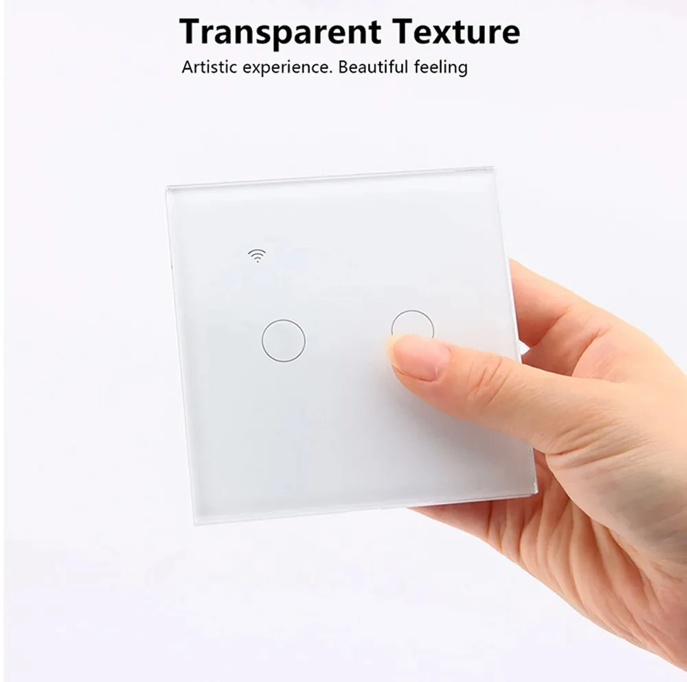 3 Gang Tuya WiFi Smart Switch Touch & App Control - image 2