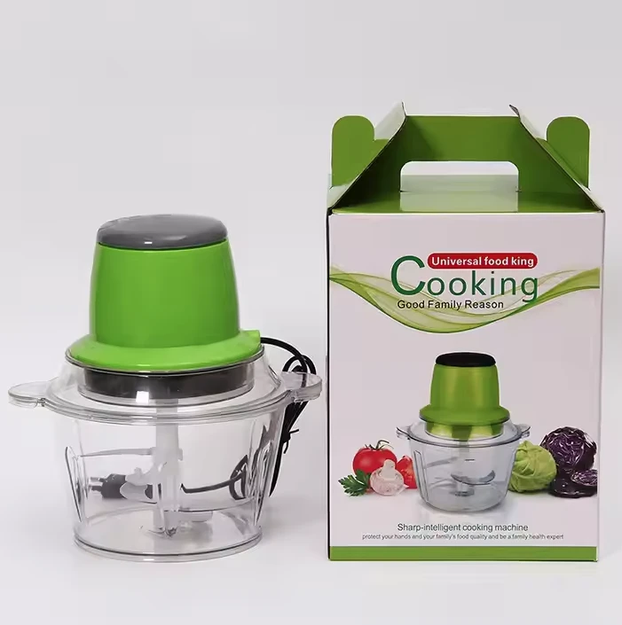 Generic Food Chopper with Powerful Motor, 2L Capacity