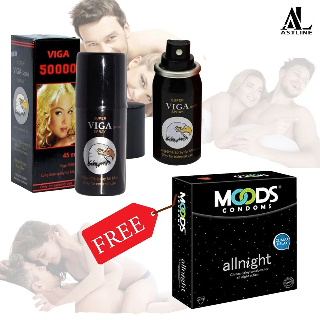 Viga Delay Spray And Moods All Night Delay Condoms FREE - image 4