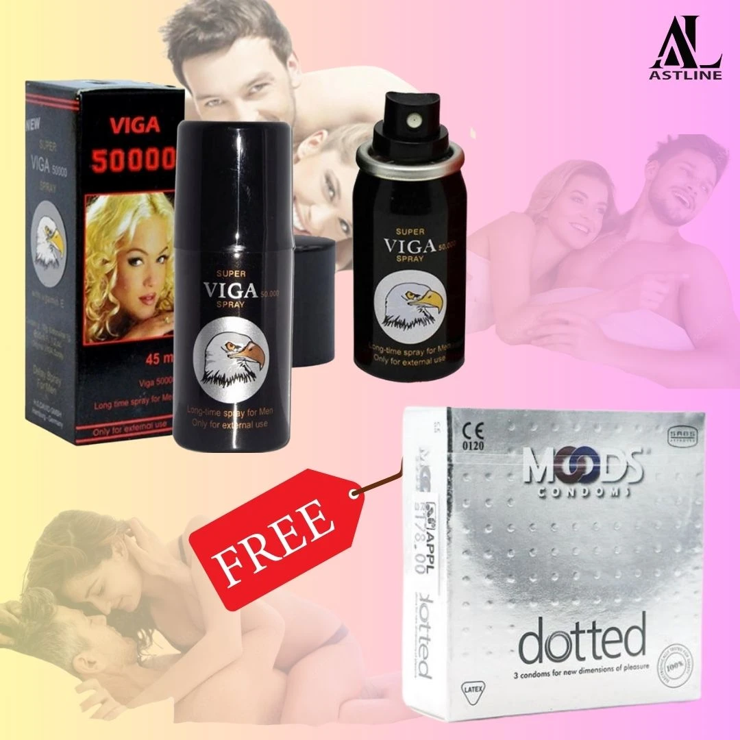 Viga Delay Spray And Moods Dotted Condoms Moods FREE - image 4