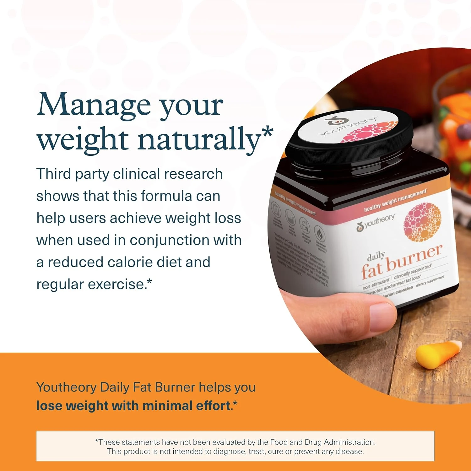 Youtheory Daily Fat Burner Supports 60 Capsules - image 5
