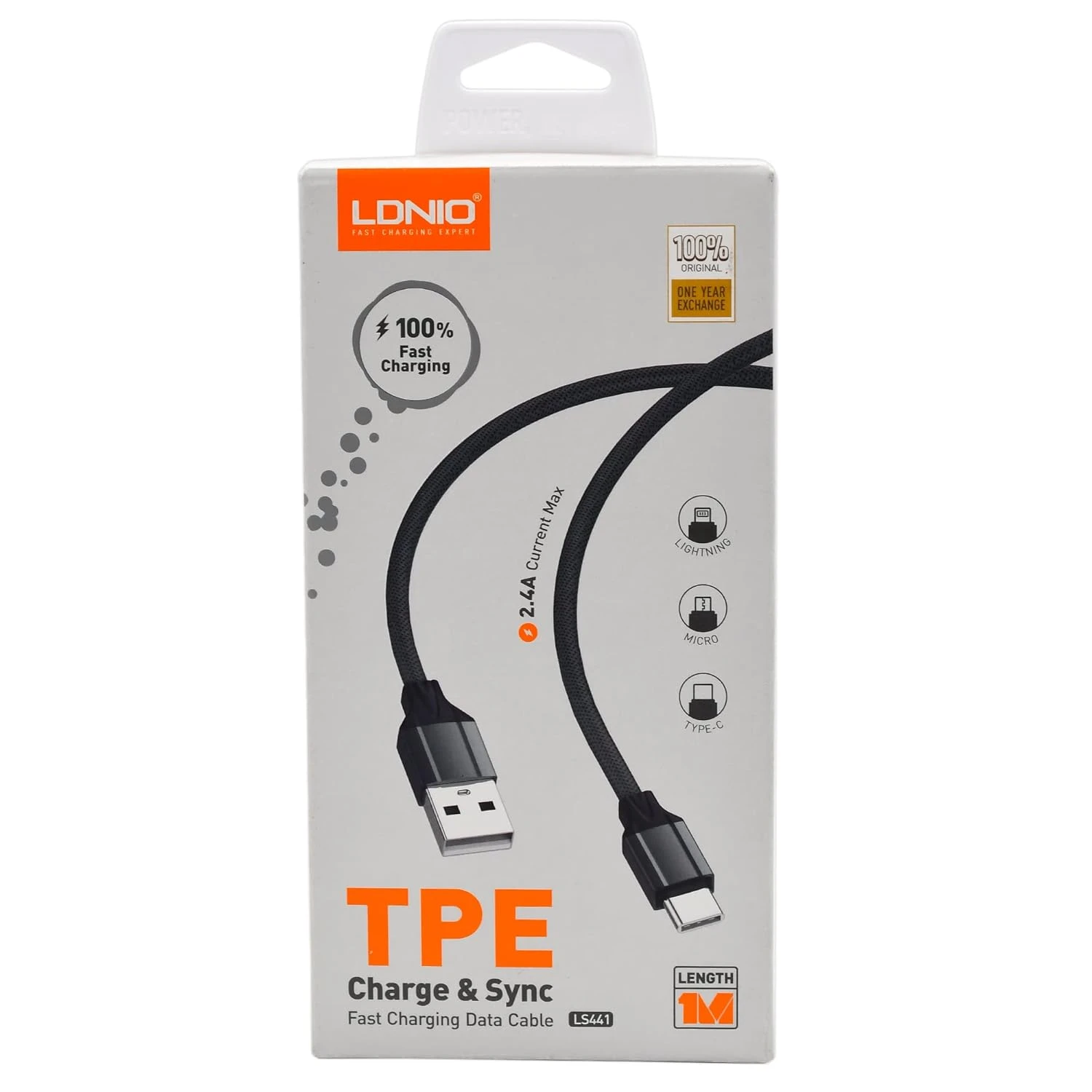 Generic Fast Charging USB Type C Cable 2.4A 1M - image 3